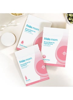 frida mom Breast Mask For Engorgement- Relieve Engorged Breast With Breastfeeding Weaning- 2 Sheet Masks  - Image 4