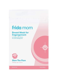 frida mom Breast Mask For Engorgement- Relieve Engorged Breast With Breastfeeding Weaning- 2 Sheet Masks  - Image 1