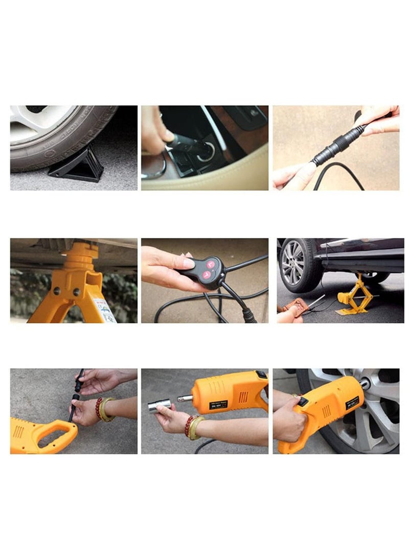 Denx 12 Volt Electric Car Jack With A Capacity Of Up To 3 Watts For Changing Tires  - Image 5