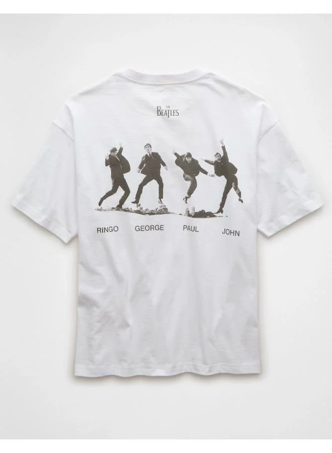 American Eagle AE Boxy Beatles Graphic T-Shirt