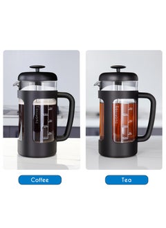 Bolivia's French Press 1000ml Coffee Tea Maker with Borosilicate Glass,Non-slip Soft Grip Handle  - Image 4