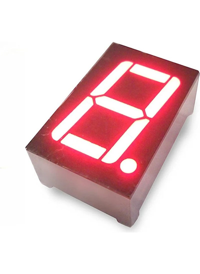 Elektromall 0.36 Inch 1 Digit Red Anode 7 Segment Display - 1 Piece  - Image 1