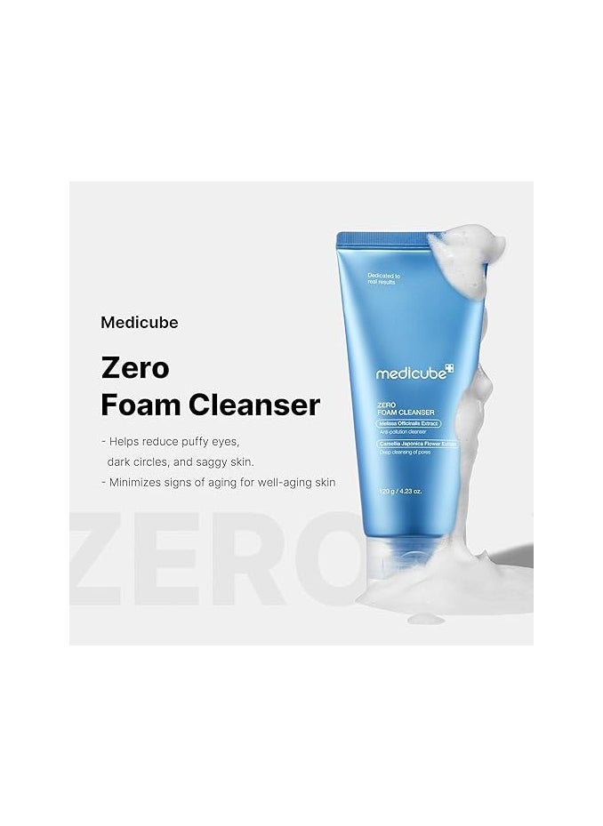 Medicube medicube Zero Foam Cleanser for Sensitive Skin - Sebum Control, Moisture Balance, and Pore Minimization | Korean Skincare  - Image 2