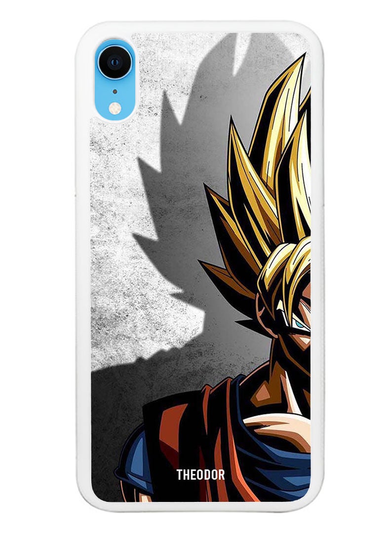 Theodor Protective Case Cover For APPLE IPHONE XR  Dragon Ball Z (White Bumber) - Image 1