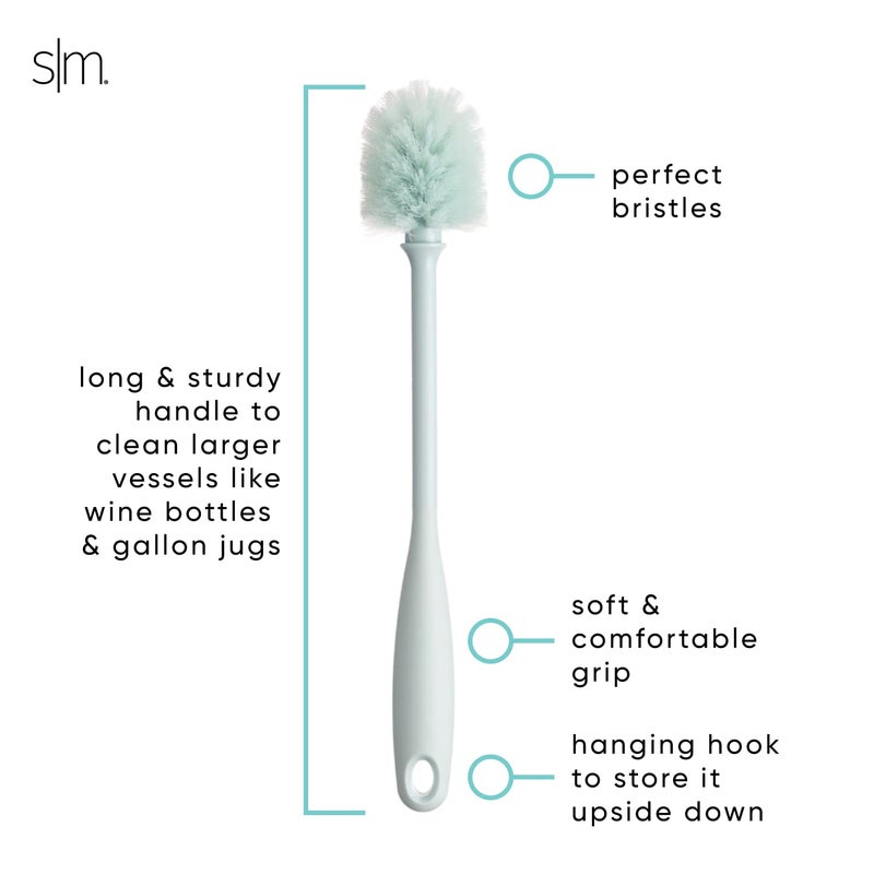 Simple Modern Bottle Brush for Cleaning Baby Bottles, Tumblers, Water Bottles, Mugs, Cups and More - Image 1