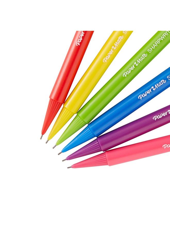 Paper Mate ® Sharpwriter Mechanical Pencils 2 Lead 0.7 Mm Assorted Barrel Colors Pack Of 6 - Image 4