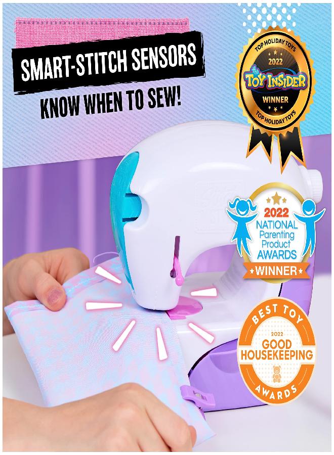 Cool maker Cool Maker, Stitch ‘N Style Fashion Studio, Pre-Threaded Sewing Machine Toy with Fabric and Water Transfer Prints, Arts & Crafts Kids Toys for Girls - Image 2