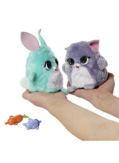FurReal Fuzzalots Kitty And Bunny Color Change Interactive Feeding Toy Lights And Sounds Ages 4 And Up  - Image 4