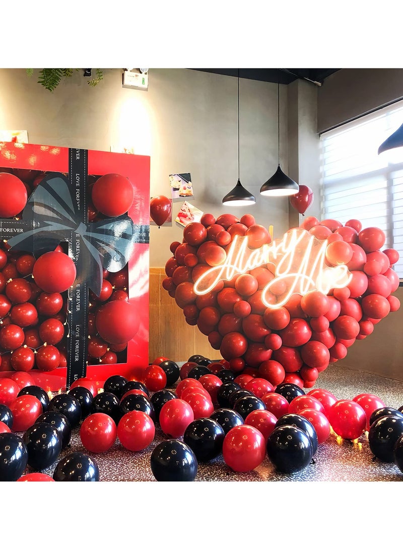 Red Balloons 12 inch, 50 Pack Red Latex Party Balloons Helium Quality for Birthday Graduation Baby Shower Valentines Christmas Wedding Party Decorations - Image 5