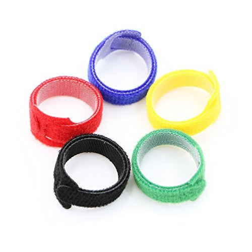 PASOW 50pcs Reusable Fastening Adjustable Cable Ties Wire Management (6 Inch, White) - Image 4
