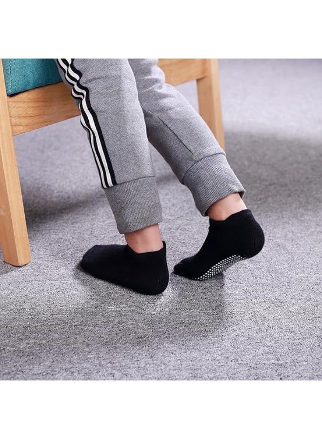 12 Pairs Anti Slip Baby Ankle Socks with Non Skid Grips for Toddler Kids Boys Girls (12Pairs - Black,White,Grey, 1-3 Years) - Image 5