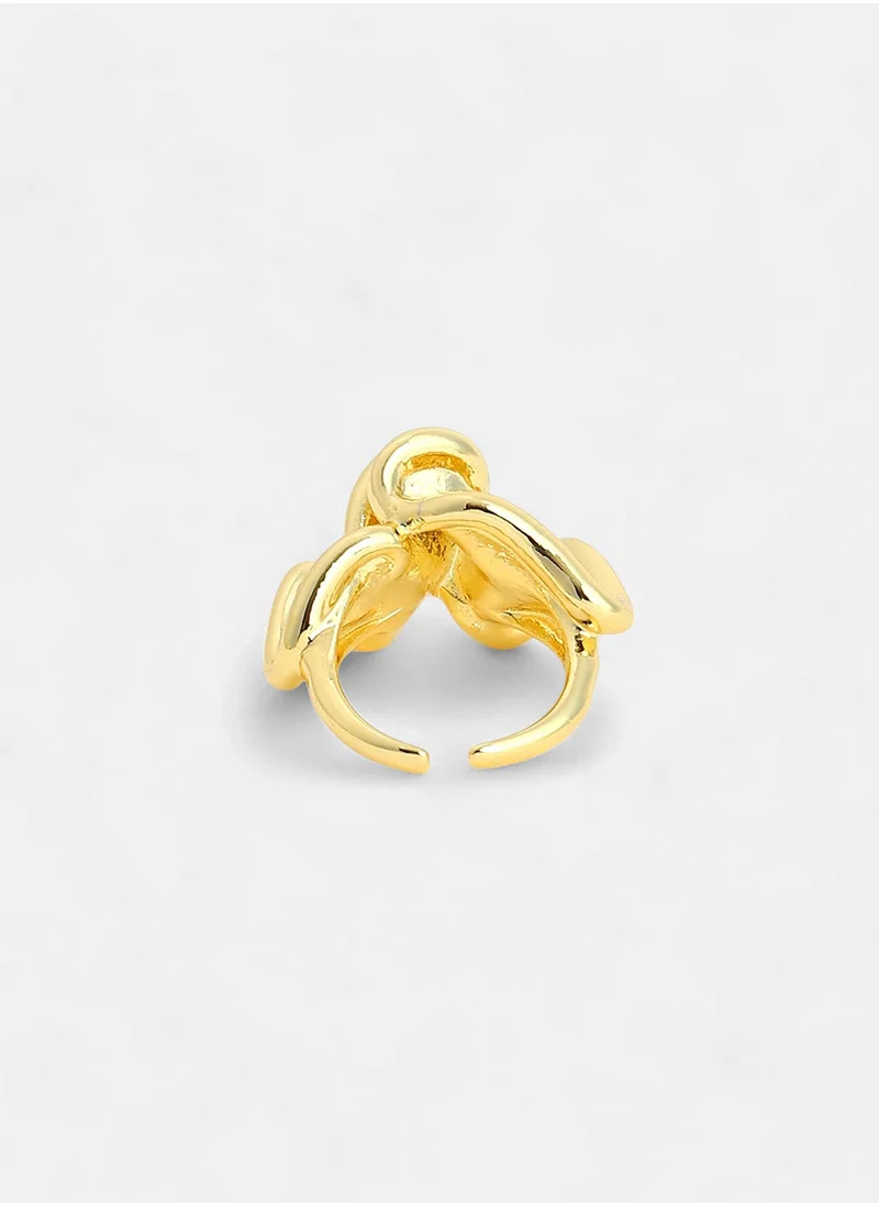 SOHI Adjustable Surrealism Statement Finger Ring