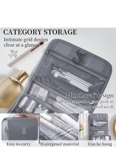 DUNISO 10 Set Packing Cubes for Suitcases, Travel Luggage Organizer, Travel Packing Kit with Clothes Storage Bag & Shoes Bag & Toiletry Bag & Underwear Bag-Black (Grey)  - Image 5