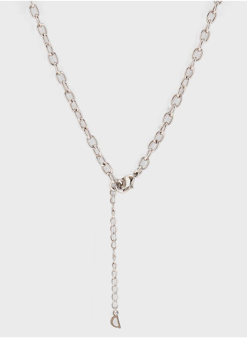 Anita's Blue Stoned Short Necklace  - Image 3