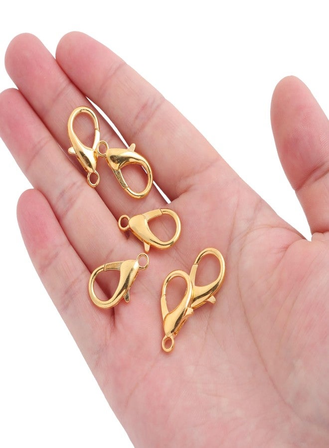 Linsoir Beads Lobster Claw Clasps 23X12mm Large Gold Tone Lobster Clasps for Jewelry Making Keychain Clasp Jewelry Clasps 30 pcs/lot - Image 4