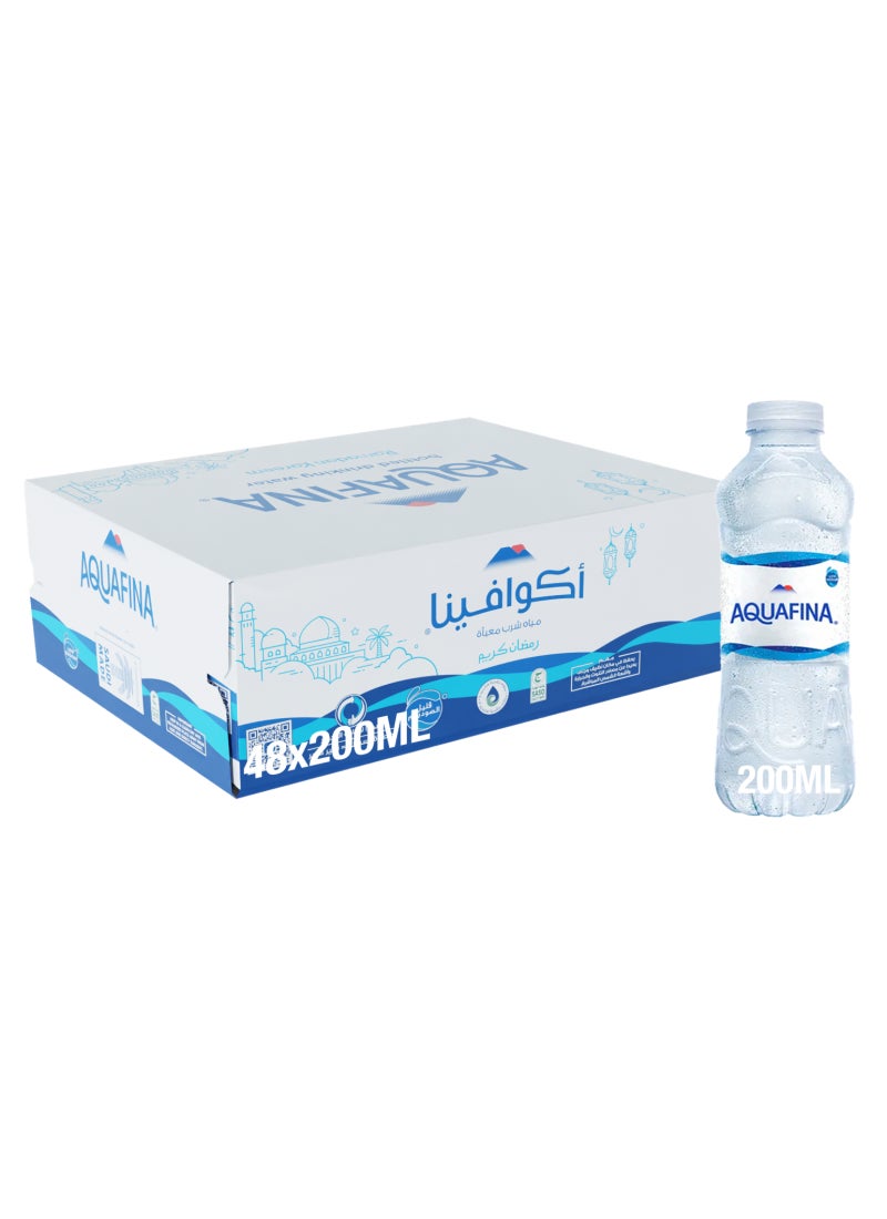 أكوافينا اكوافينا زجاجة مياه للشرب ٢٠٠x٤٨ ملل - Image 2