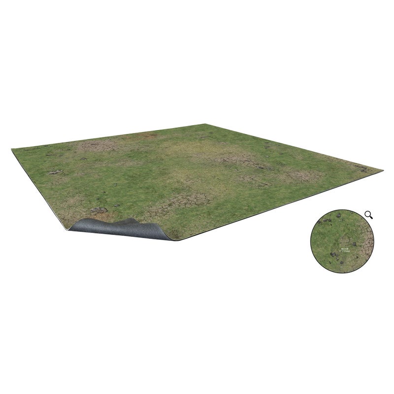 Battle Systems Grassy Fields Gaming Mat 3x3 Grid - Image 3