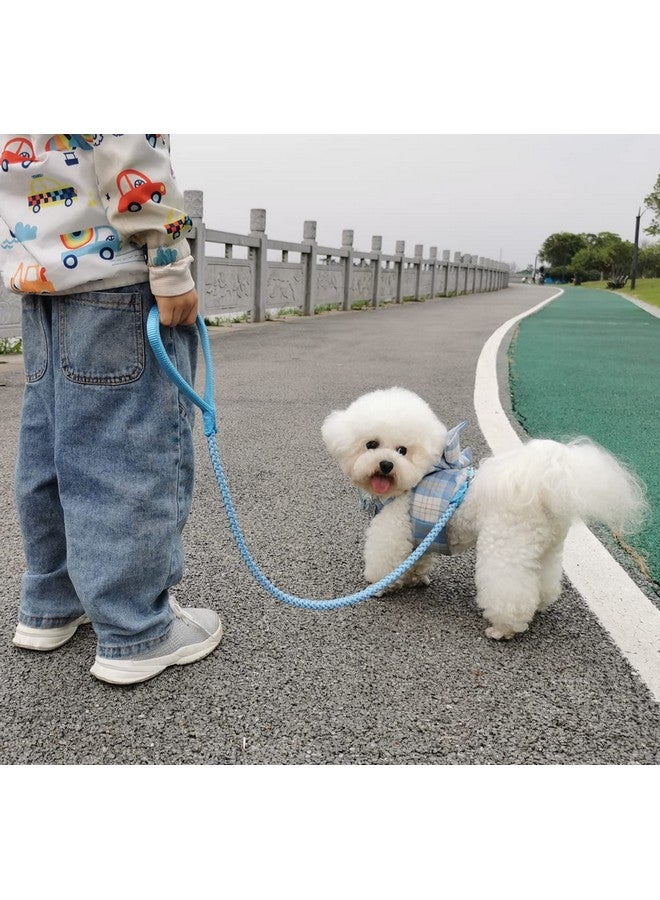 Mycicy 2/3/4/6/10 FT Reflective Dog Leash- Braided Rope Strong Heavy Duty Dog Training Leash for Large Medium Small Dogs Walking Leads (Sky Blue- 6 feet) - Image 5