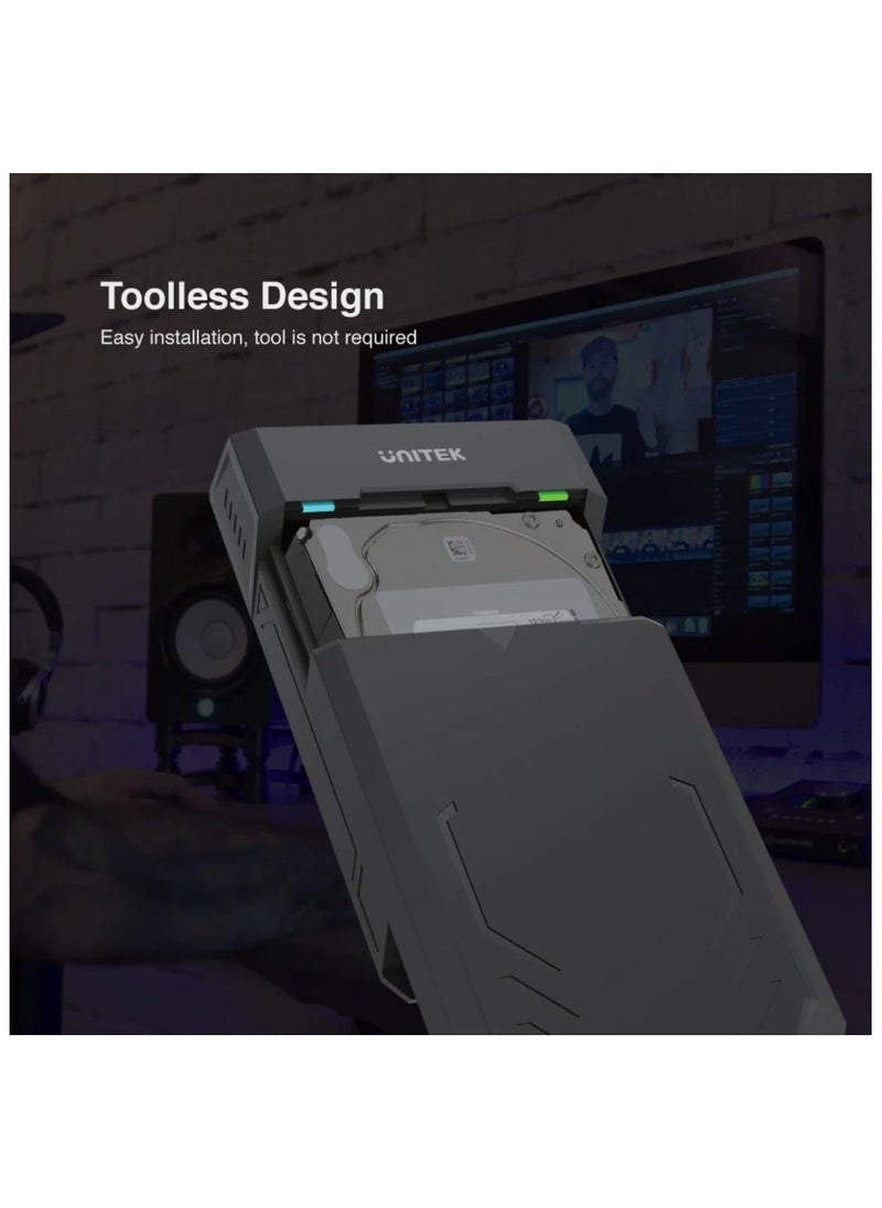 UNITEK حاوية القرص الصلب SATA III 2.5&quot;/3.5&quot; HDD/SSD  - Image 4