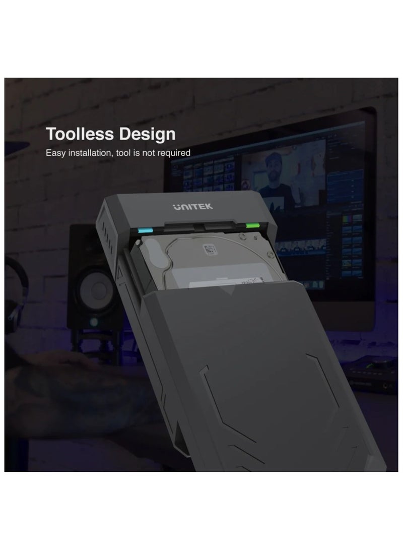 UNITEK حاوية القرص الصلب SATA III 2.5"/3.5" HDD/SSD - Image 3