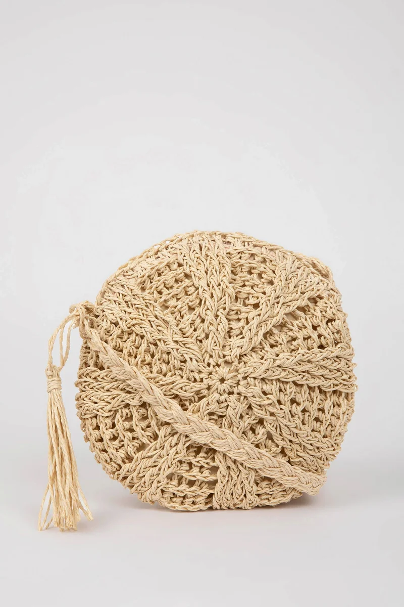 Women Straw Crossbody Bag
