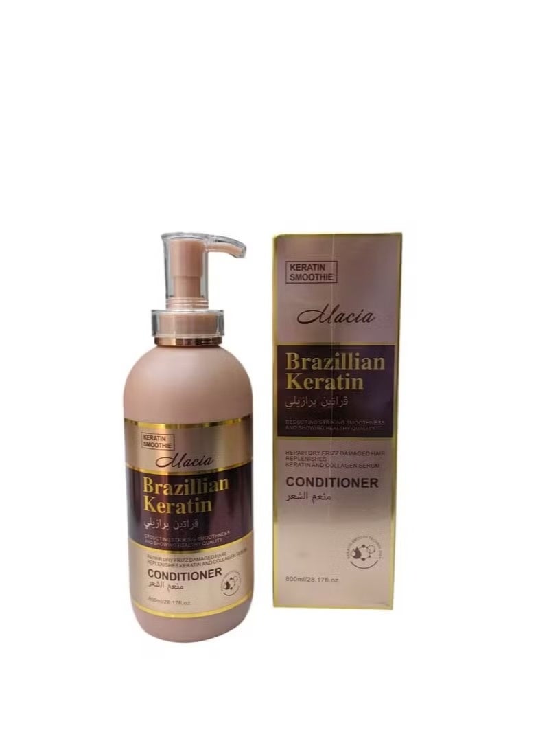 Macia Brazillian Keratin Conditioner 800ML And Mask 1000ML - Image 2