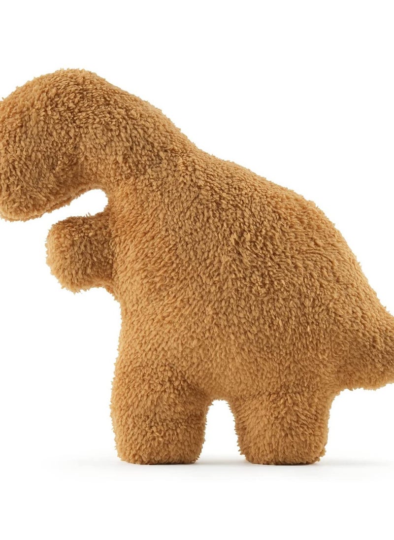 Excefore Dino Chicken Nugget Pillow, Hilarious Chicken Nugget Plush in Dinosaur Shape, Perfect Funny Gift for Kids, Boys, and Girls' Birthdays  - Image 1