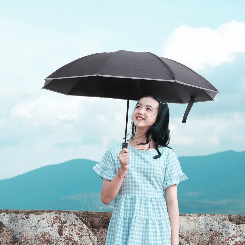 Portable Umbrella Travel Umbrella Umbrella for Travel Five Folding Umbrella - Image 4