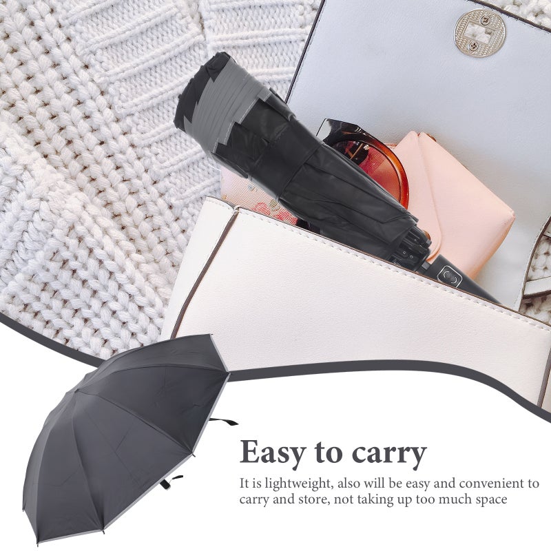 Portable Umbrella Travel Umbrella Umbrella for Travel Five Folding Umbrella - Image 5