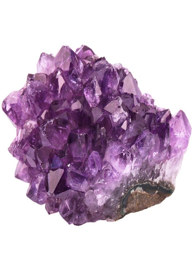 rockcloud Natural Purple Amethyst Quartz Crystal Cluster Geode Druzy Home Decoration Gemstone Specimen - Image 1