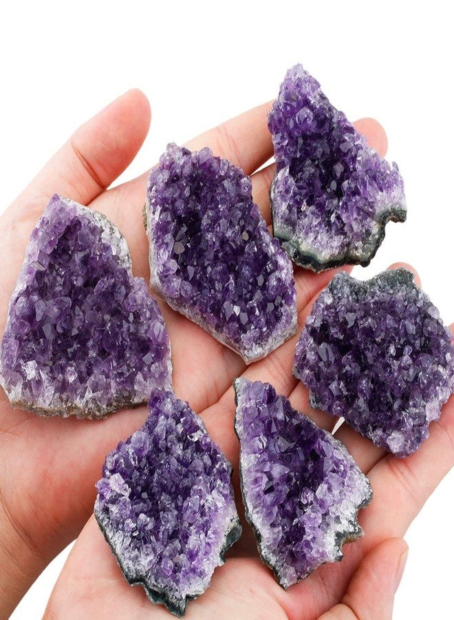 rockcloud Natural Purple Amethyst Quartz Crystal Cluster Geode Druzy Home Decoration Gemstone Specimen - Image 3