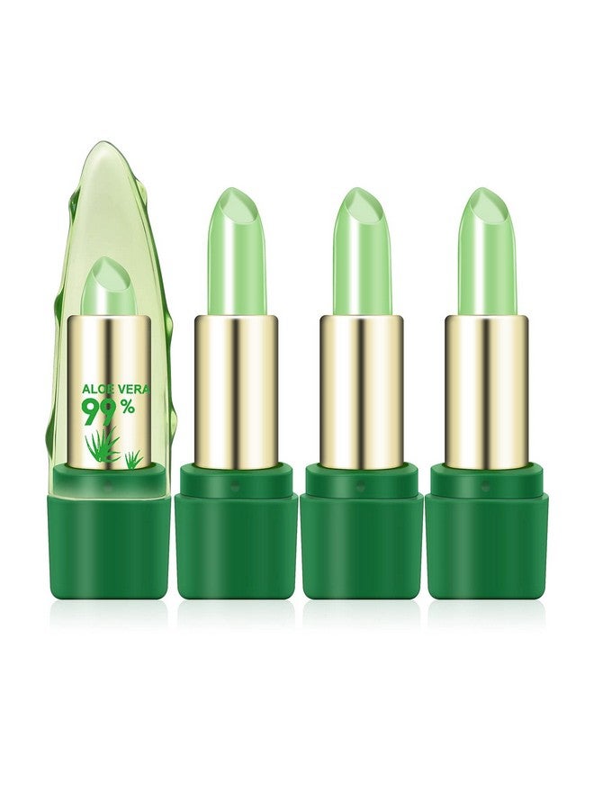 Ownest 3 Pcs Aloe Vera Lipstick, Magic Temperature Color Change Lipstick Lip Blam Moisturizing Long Lasting Lip Makeup, Update Packing Beauty - Image 1