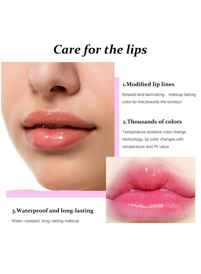 Ownest 3 Pcs Aloe Vera Lipstick, Magic Temperature Color Change Lipstick Lip Blam Moisturizing Long Lasting Lip Makeup, Update Packing Beauty - Image 4