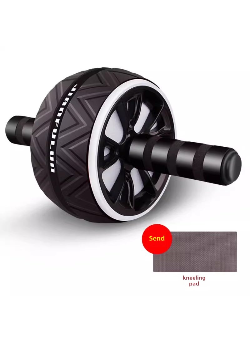 Generic Home Gym Ab Roller Wheel Silent Core Workout black and white 
