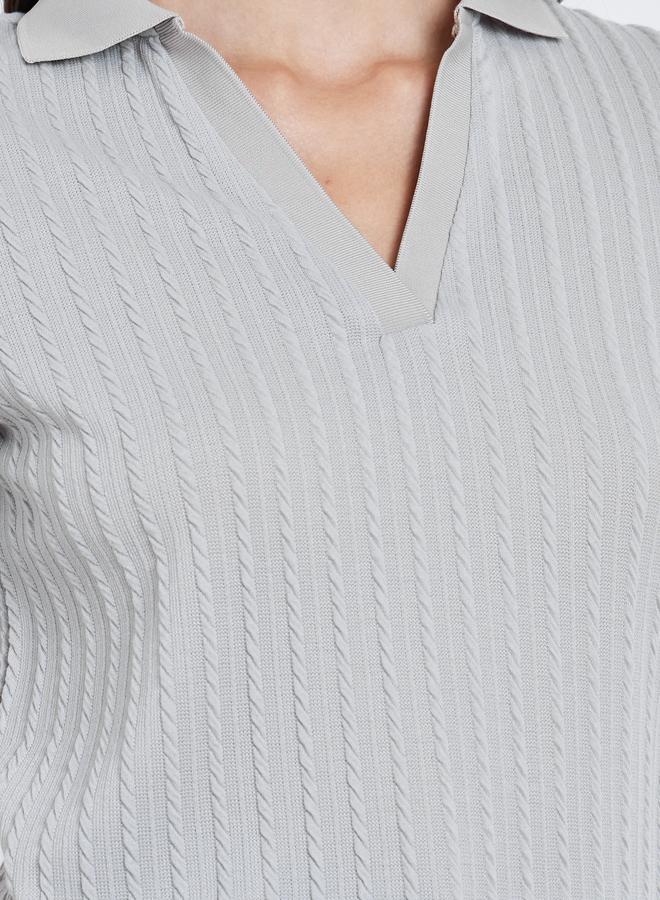 ستايلي تيشيرت بولو بقصة مريحة - Image 3