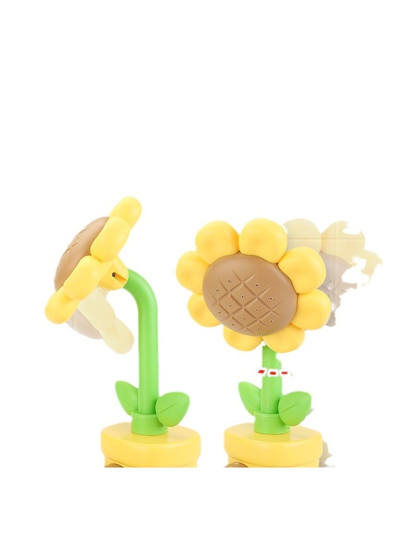 Fruitful Night - Baby sunflower toy bath toy creative children's water play clockwork bath shower fun bath - Image 1