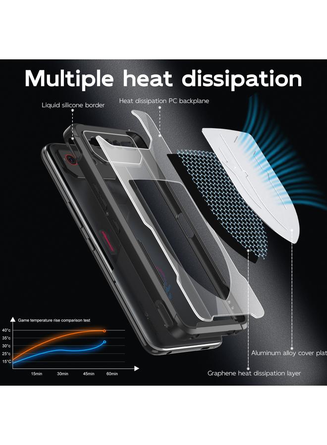 اس-توب جراب لهاتف ASUS ROG Phone 7 / 6، جراب تبريد 3 في 1 - Image 2