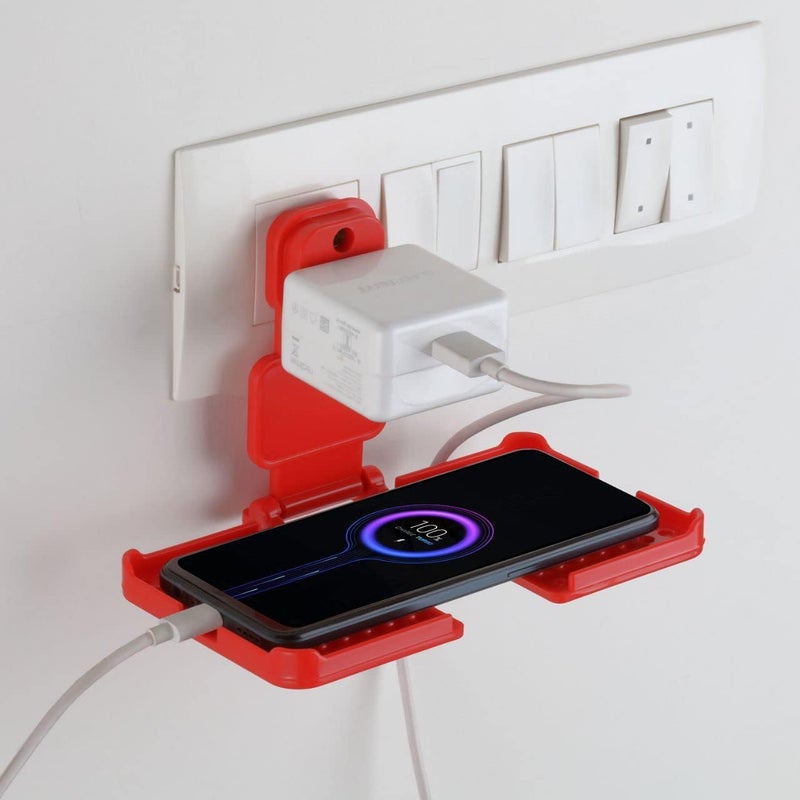 SKYCELL Wall Stand for Charging Mobile Just fit in Socket and Hang/Mobile Charging Stand for Wall Holder - Image 1