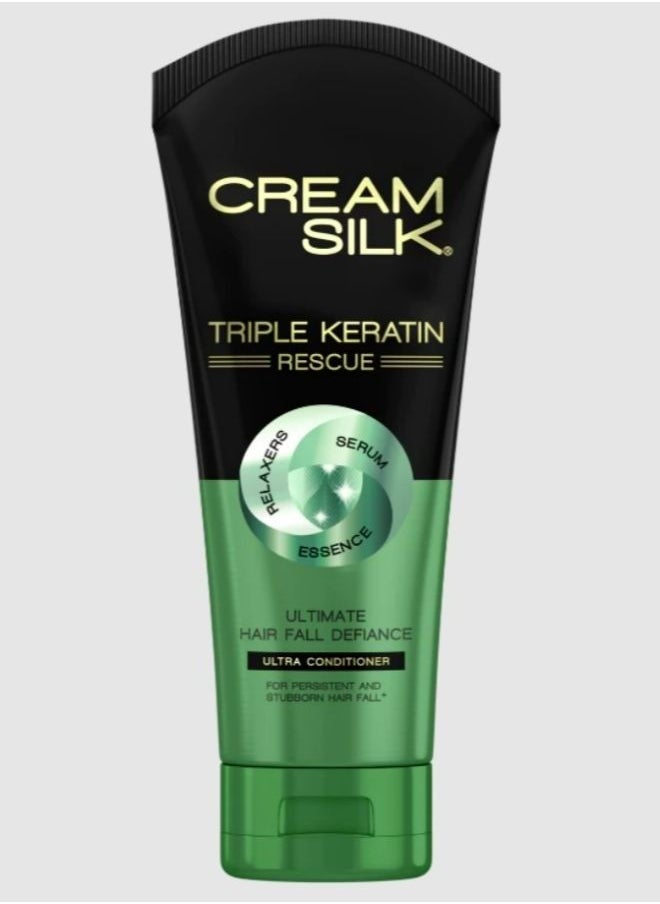 Cream Silk - CREAMSILK TRIPLE KERATIN RESCUE ULTIMATE HAIR FALL DEFIANCE 340 ML - Image 1