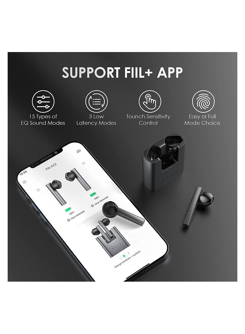 FIIL CC Nano TWS Wireless Bluetooth 5.2 Dual Earphones Noise Canceling - Image 4