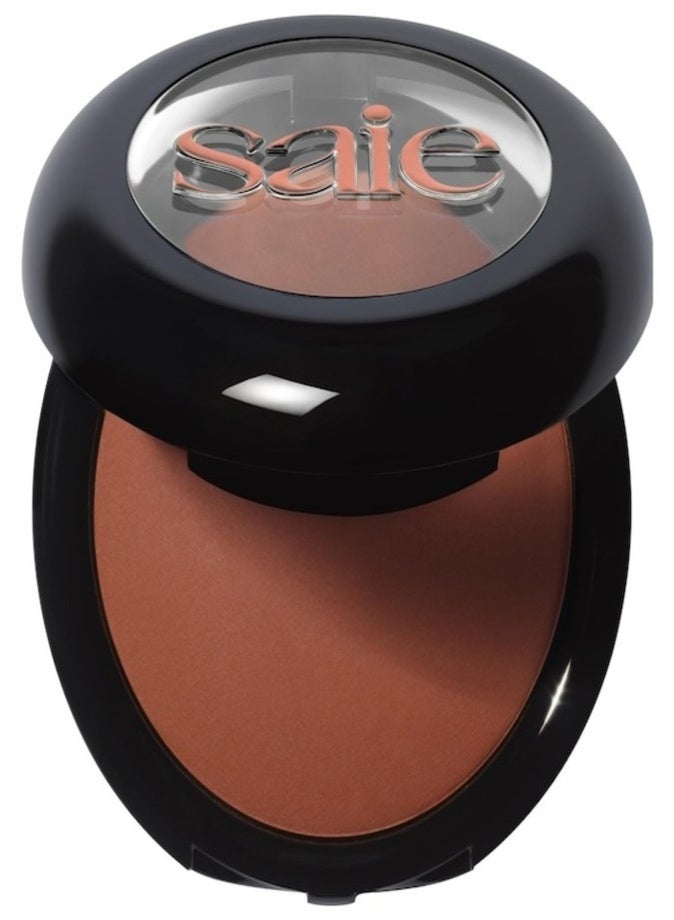 SAIE SuperSuede™ Radiant Talc-Free Baked Powder Bronzer Como 8g – Natural Sun-Kissed Glow Bronzing Powder - Image 1
