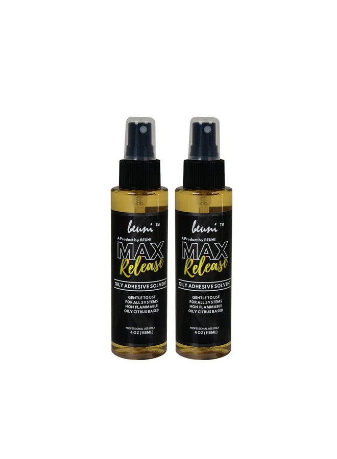 beuni Max Release Hair Wig Adhesive Remover Solution (Pack Of 2 (118 Ml)) - Image 1