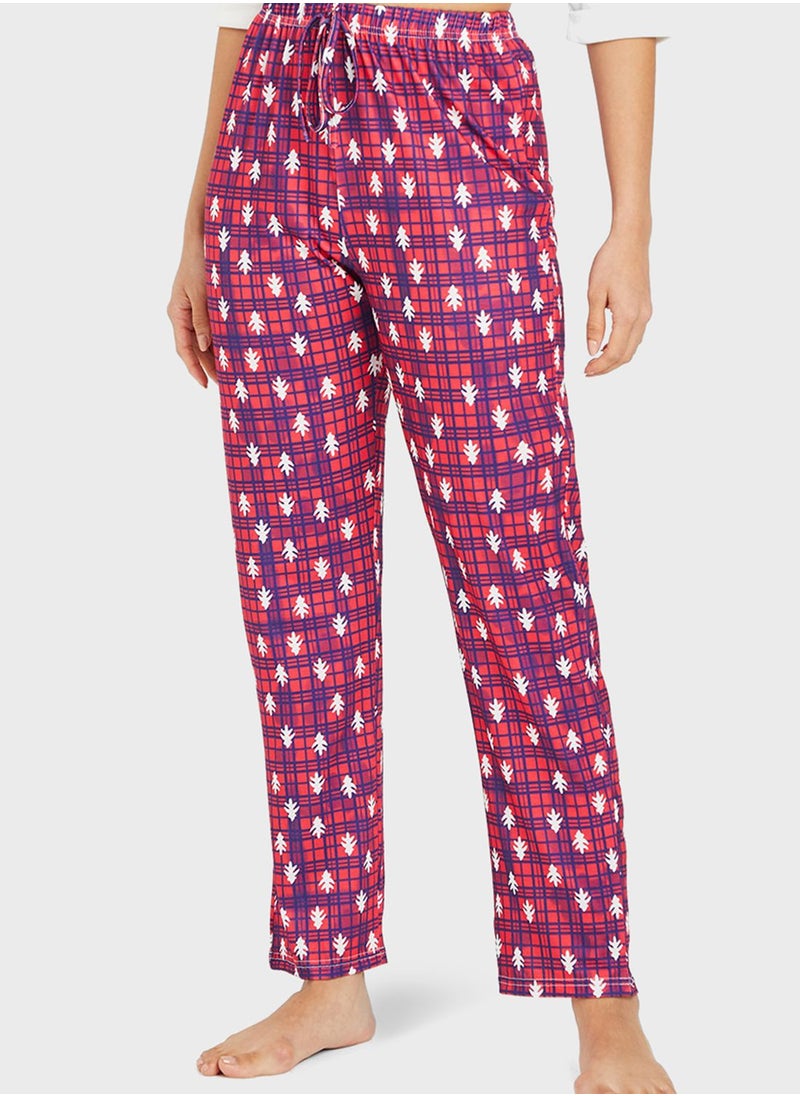 Styli - Crew Neck T-Shirt & Pyjama Set - Image 1