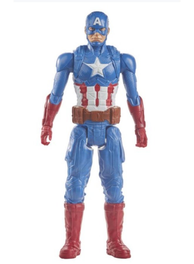 Hasbro Marvel مجسم عمل شخصية كابتن أمريكا من سلسلة هيروز تيتان من هاسبرو مارفل أفنجرز - Image 5