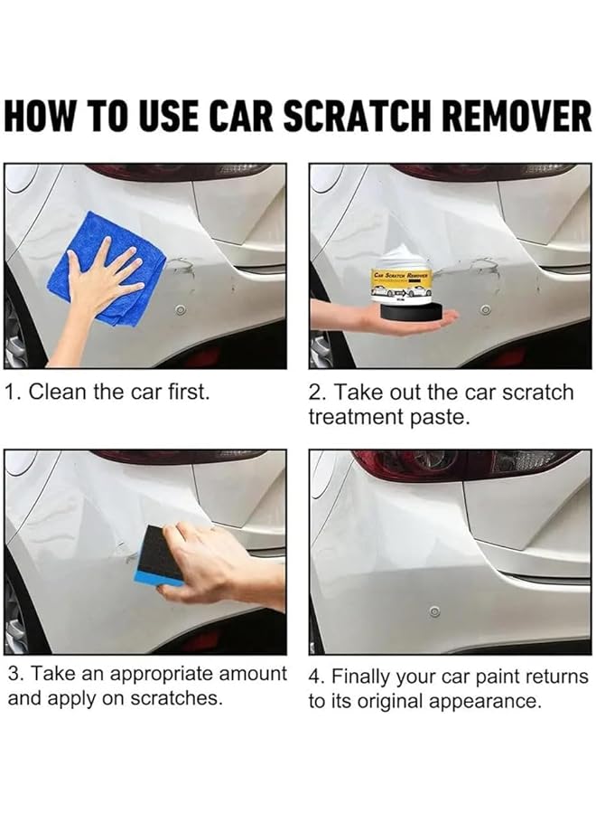 Excefore Car Scratch Removal Kit, Scratch Repair High-Tech, Professional Car Scratch Repair Agent, Scratch Repair Wax For Car, Car Scratch Repair Paste, Car Scratch Repair Paste Polishing Wax (2Pcs) - Image 5