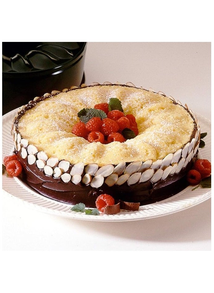 Master Gold - 2 in 1 Springform and Bundt Pan 20cm Non-Stick with Removable Bottom and Quick Release Latch | Heavy Duty Carbon Steel Cheesecake Pan | Ice Cream Cake Mold - Image 1
