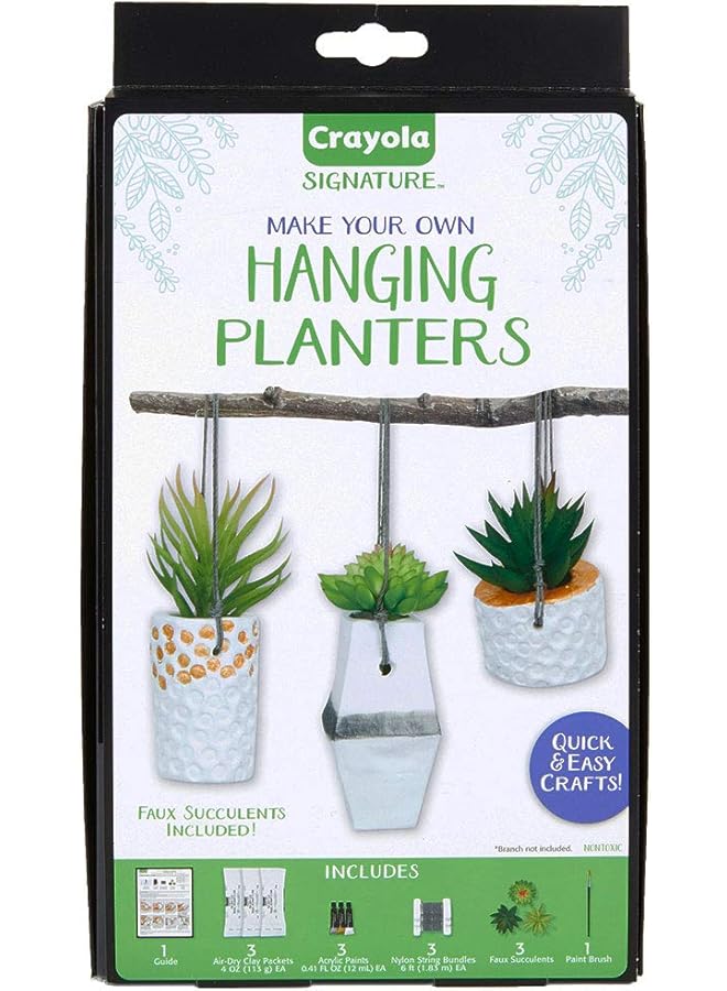 كرايولا التوقيع اصنع أصيصًا معلقًا خاصًا بك - Image 1