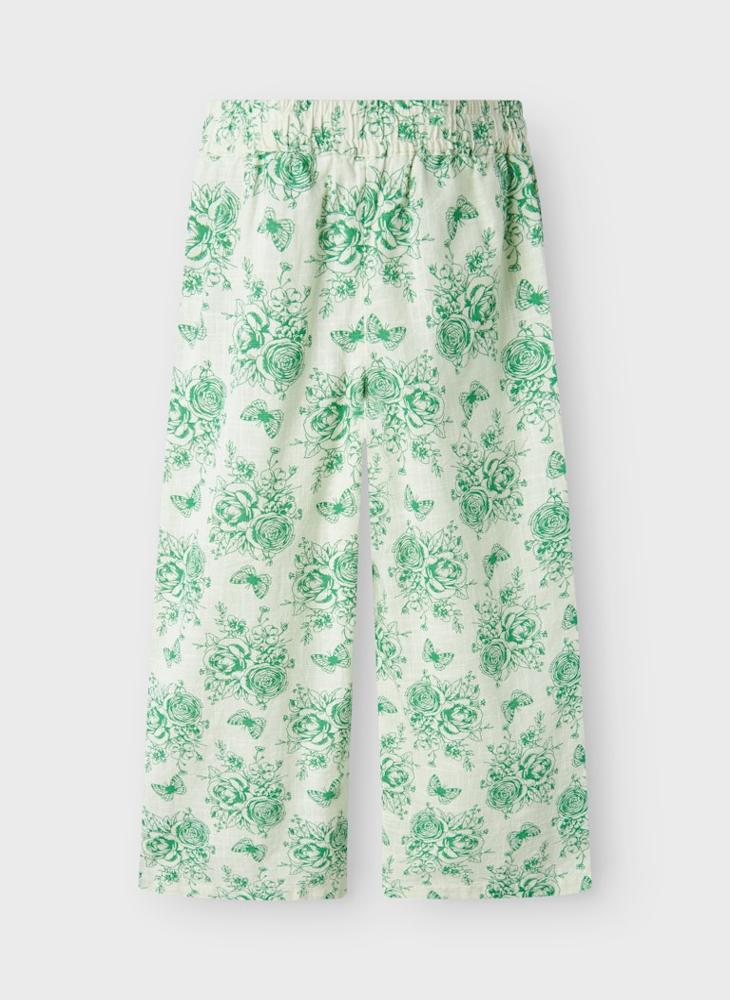 NAME IT - Kids Floral Printed Wide Leg Pants - Image 1