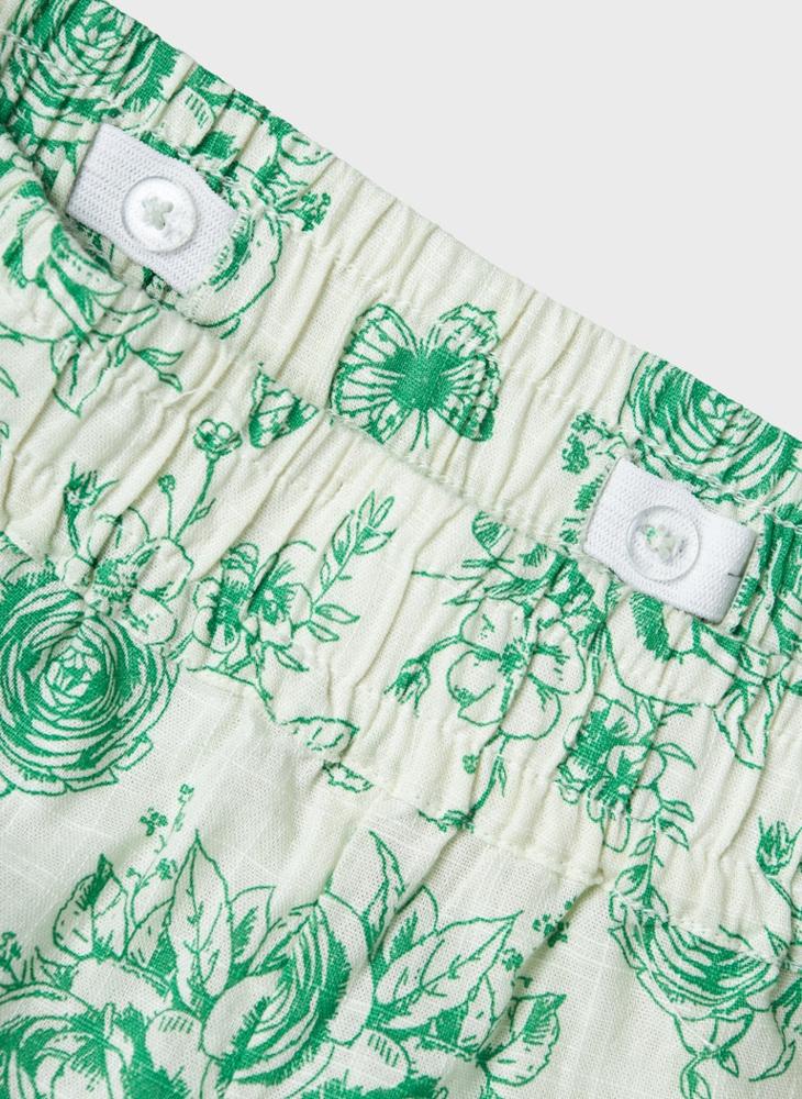 NAME IT - Kids Floral Printed Wide Leg Pants - Image 1
