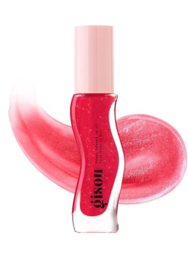 Gisou Honey Infused Lip Oil 8ml - Cherry on the Cake - Image 2
